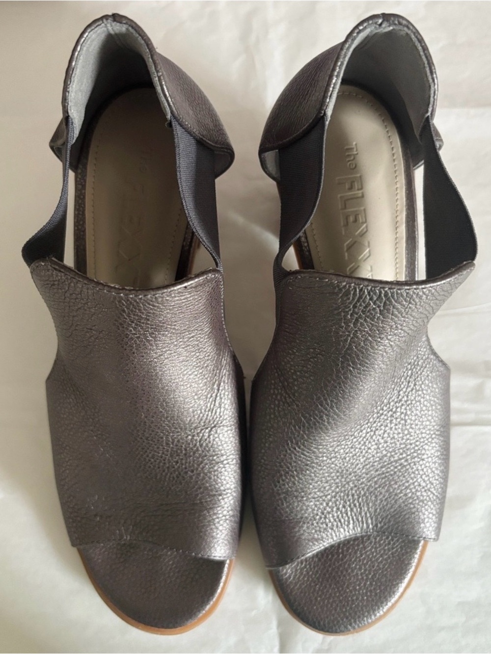 The FLEXX Stacked Heels Bronze 8.5
